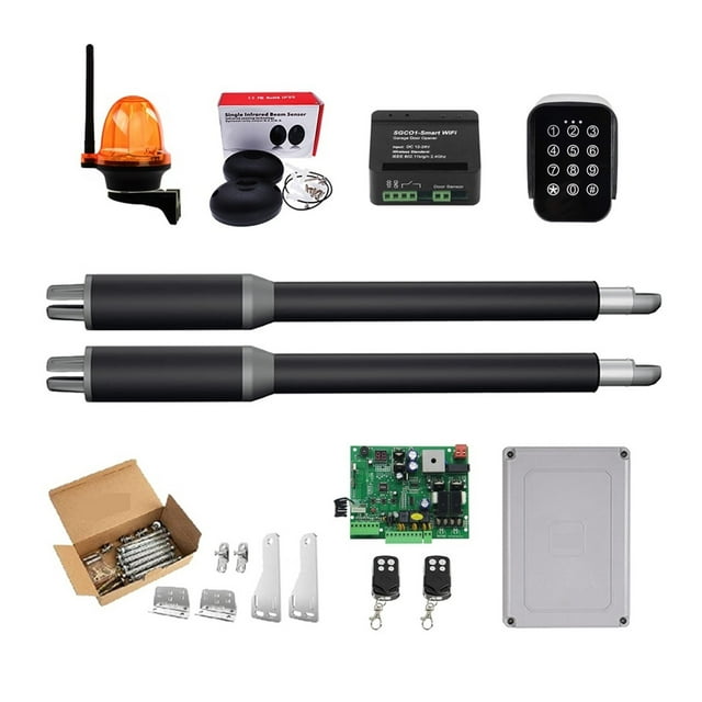 Dual Gate Openers Engine Motor System Automatic Door AC220V/AC110V Swing Gate Driver Closer Actuator Suit Opener ,Long Lasting