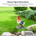 thumbnail image 3 of Gnome Figure Decorations, Dwarf Ornaments Resin Durable Easy To Clean  for Garden, 3 of 8
