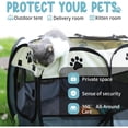 thumbnail image 2 of Portable Pet Playpen, Dog Playpen Foldable Pet Exercise Pen Tents Cat House Playground for Puppy Kitten Indoor Outdoor Travel Camping Use(S 29.1x29.1x16.9"), 2 of 10