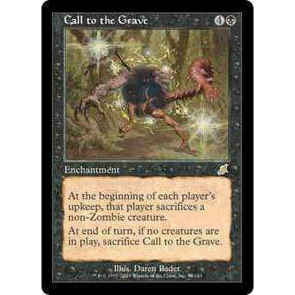MtG Scourge Rare Call to the Grave #58
