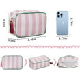 thumbnail image 2 of Large Canvas Travel Cosmetic Makeup Bag with Zipper, 2 of 7