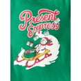 thumbnail image 3 of Holiday Time Toddler Girls' Christmas Graphic Tee with Long Sleeves, Sizes 12M-5T, 3 of 3