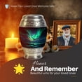 thumbnail image 4 of Yatskia Telescope Northern Lights Mini Memorial Urns for Human Ashes Adult Female, Cremation Burial Urn for Ashes Adult Male, Small Urn for Human Ash Keepsake, (Monar Pack of 1, 3 Inch), 4 of 8