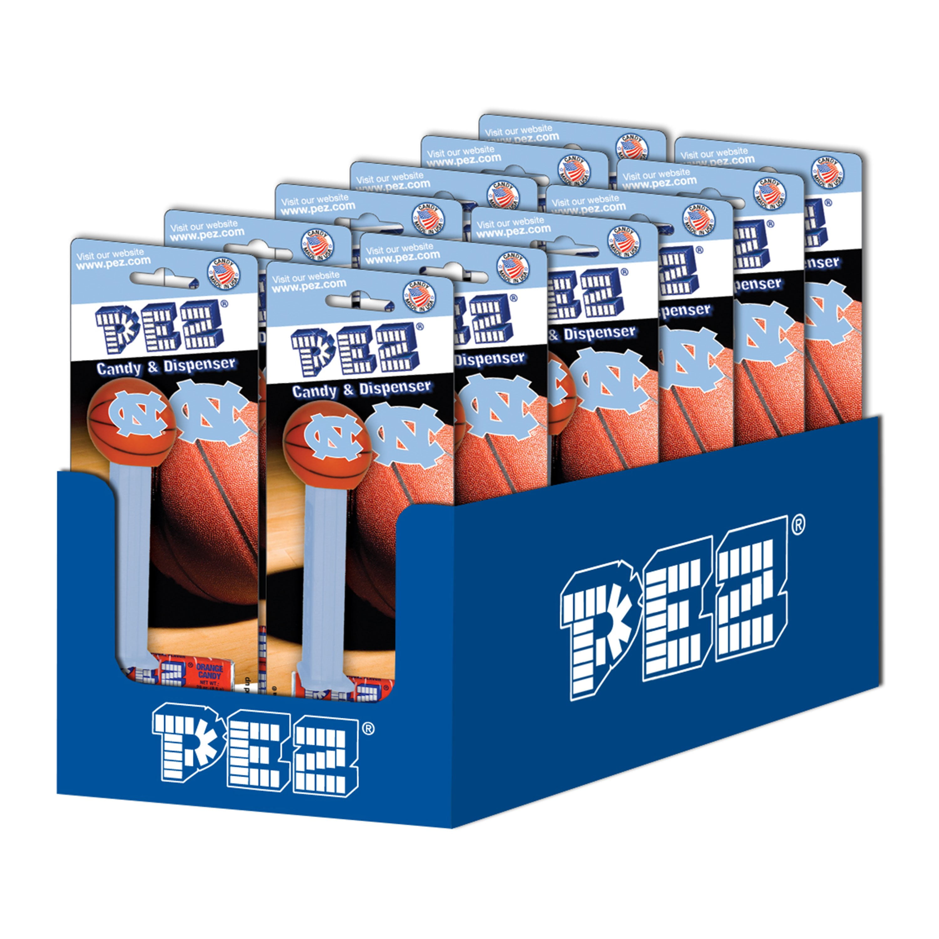 PEZ Candy Collegiate Basketball University of North Carolina, candy