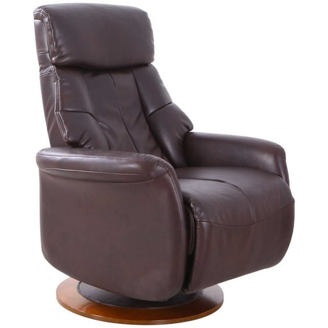 Relax-R Orleans Faux Leather Recliner in Espresso