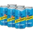 thumbnail image 2 of Schweppes Club Soda, 7.5 fl oz mini cans, 6 pack, 2 of 5
