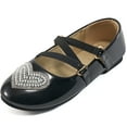 thumbnail image 5 of Ablanczoom Girls Flats for Dress: Sandals Girl Ballet Flats Wedding Party School Shoes, 5 of 6