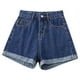 thumbnail image 3 of MKLEKYY Pantalones Cortos Elásticos de Cintura Media para Mujer, Vaqueros Cortos y Sexys para Verano, Informales, para Uso Diario En La Playa, 3 of 3
