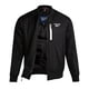 thumbnail image 1 of Chaqueta bomber Reebok para hombre, con aislamiento, cortavientos, talla grande, negra, 1 of 7