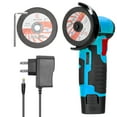 thumbnail image 1 of Mistaha 12V 19500rpm Mini Angle Grinder with Rechargeable Battery, Multi-functional Dustproof Handheld Cutting Machine - Home Improvement Power Tool, Brush Motor, Two Cutting Blades, USA Version, 1 of 6