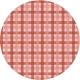 thumbnail image 1 of Ahgly Tapis Rond Lavable en Machine Intérieur Transitionnel Rose Saumon Clair, 3 Pieds Rond, 1 of 7