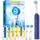 thumbnail image 1 of wonima02 Rotating Electric Toothbrush for Adults with 8 Brush Heads, Deep Clean Rechargeable Electric Toothbrush with 4 Modes and 2 Min Smart Timer, Last 30 Days and IPX7 Waterproof Blue, 1 of 1