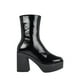 thumbnail image 2 of BOTINES STYLO MUJER 147-04 CHAROL NEGRO, 2 of 4