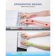 thumbnail image 4 of Acrylic Computer Keyboard Stand for Desktop (Black), Ergonomic Keyboard Tilted Elevated Rack Key Board Tray Holder Riser Stand for Office Home Desk Work Supplies, 4 of 6