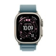 thumbnail image 2 of Apple Watch Ultra 3 GPS + Cellular 49mm Natural Titanium Case with Light Blue Alpine Loop - Small, 2 of 5
