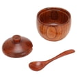 thumbnail image 3 of ESTINK Wood Seasoning Pot,Wood Spice Pot Sugar Bowl Salt Pepper Seasoning Box With Spoon And Lid Kitchen Tool, 3 of 8
