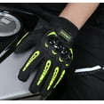 thumbnail image 5 of 1 Pairs Motocycle Gloves, Black Motorcycle Gloves With Non-Slip Particles,Size L PVC Hard Shell Breathable Lightweight Motorcyle Gloves, Touchscreen Motorcycle Riding Gloves for Road Racing, 5 of 6