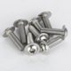 thumbnail image 3 of Tornillos de cabeza hueca con brida M5 x 12 mm, acero inoxidable 18-8 (304), totalmente roscados, con dado Allen, cantidad 100, 3 of 4