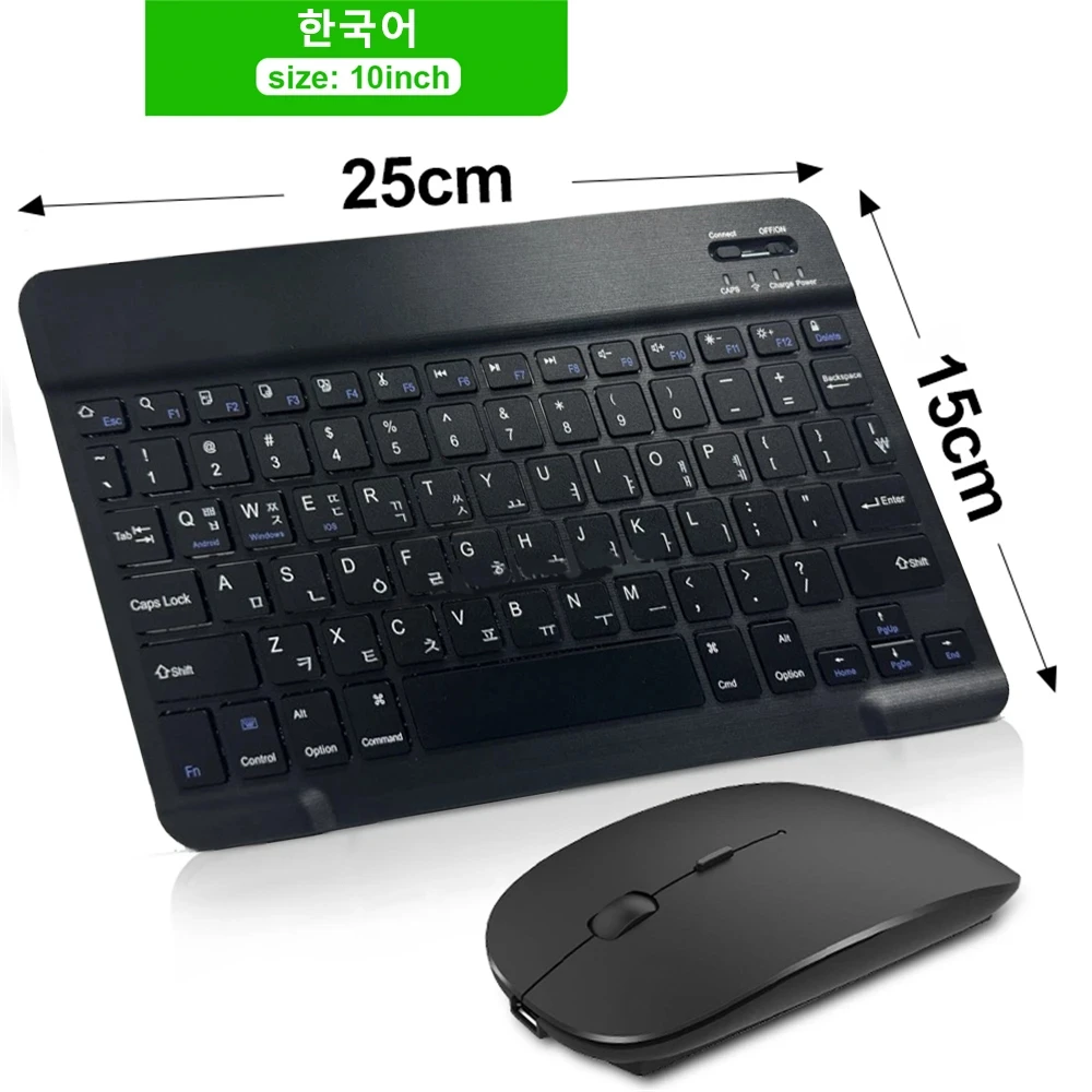MIUCDA - Teclado Inalámbrico Plegable Con Teclado Numérico, Teclado