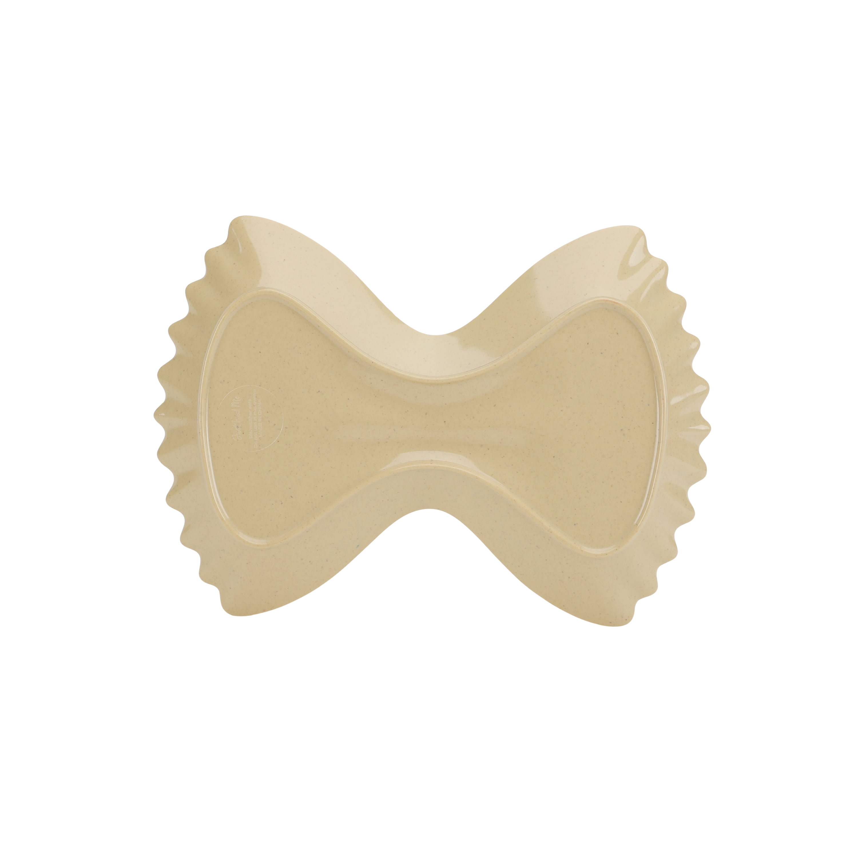 Just Feed Me by Jessie James Decker Pasta Shaped Serving Tray, Cream