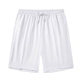 thumbnail image 4 of Hurxie Men's Athletic Shorts with Pockets 5" / 7" / 9" Inseam Quick Dry Lightweight Workout Gym Running Shorts White,XL, 4 of 7