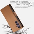 thumbnail image 2 of Allytechgroup Wallet Case for Samsung Galaxy S21 Plus, Premium PU Leather Cards Slots Shockproof Flip Cover Stand Feature Magnetic Closure Retro Business Style Case Cover for Galaxy S21 Plus, Brown, 2 of 6