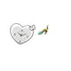 thumbnail image 5 of Reloj De Pared En Forma De Corazón, Escultura De Pavo Real Acrílico, Figura Decorativa, Diseño Creativo, Movimiento Silencioso, Arte De Pared Para Sala De Estudio, Cafetería, Oficina,, 5 of 8