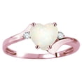 thumbnail image 3 of Original Star K� Heart Shape 6mm Genuine Opal bypass Ring, 3 of 9