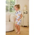 thumbnail image 3 of Bluey 4-Piece Girls Pajama Set with 2 Short Sleeve Tops & 2 Shorts Featuring Bluey & Bingo  Toddler Sizes 2T4T, 3 of 5