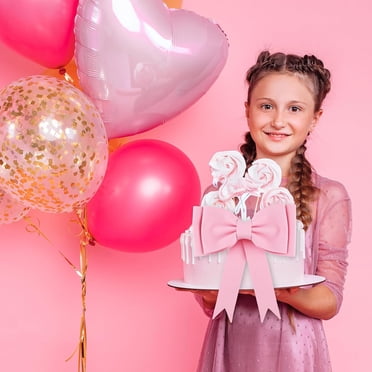 Oversized Pink Bow Cake Toppers - EVA Foam Birthday & Wedding Decorations