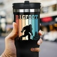 thumbnail image 5 of 30oz Insulated Tumbler with Handle, Reusable Stainless Steel Travel Mug with Flip Straw - Bigfoot Themed Gift for Dad, Men - Birthday, Christmas, Father''s Day, 5 of 6