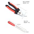 thumbnail image 4 of Pet Nail Clippers with Rubbing Burr Suit Dogs Claw Care Trimmer - Razor Sharp Blades - Cats Grooming Nail Cutter for All Pets, 4 of 6