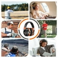 thumbnail image 4 of Tacklife Ear Muffs, SNR 34 dB Hearing Protection-HNRE1-Orange - Orange, 4 of 7