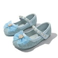 thumbnail image 2 of Paokuoon Little Kids PU Leather Wedding Princess Dress Shoes Toddler Girls Bowknot Mary Jane Flats, 2 of 10