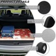 thumbnail image 6 of Bulopur Glitter Reindeer Car Trunk Mat 29" x 39", Gradient Red Snowflake Silhouette Cargo Liner, Waterproof Non-Slip Rear Cargo Mat for Xmas Decor, 6 of 7