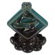 thumbnail image 5 of Quemador de Incienso de Reflujo ANGGREK de Cerámica Cuadrado para Meditación, 5 of 8