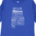 thumbnail image 4 of Inktastic Alabama State Word Salad Boys or Girls Long Sleeve Toddler T-Shirt, 4 of 5