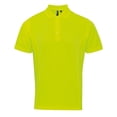 thumbnail image 1 of Premier - Polo Coolchecker de Pique para Hombre (Amarillo Neón), 1 of 3