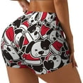 thumbnail image 2 of Sigee Cute Dog Print Women's High Waist Workout Shorts - Squat Proof, Tummy Control, Yoga and Gym Activewear-Small, 2 of 9