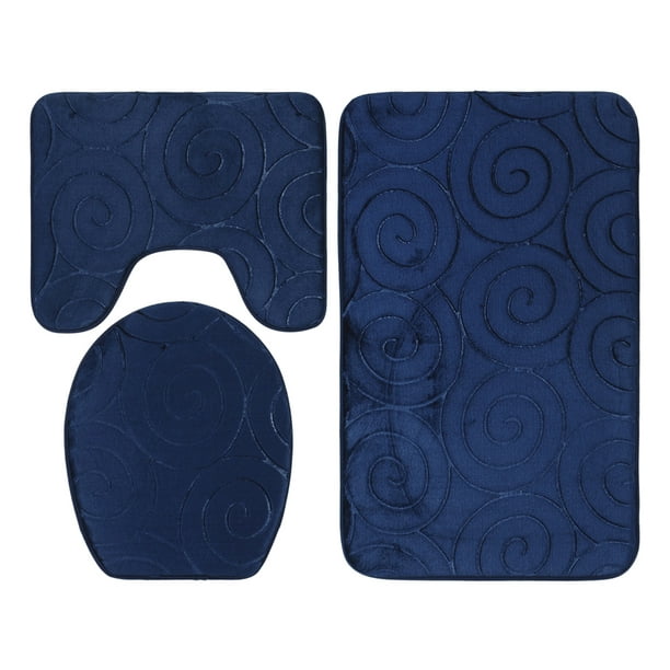 Juego de alfombrillas de baño NikouMX 3 piezas diseño elevado