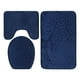 thumbnail image 1 of Juego de alfombrillas de baño NikouMX 3 piezas diseño elevado, 1 of 8