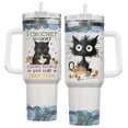 thumbnail image 1 of Vaso 34HD de 40 oz con aislamiento al vacío Black Cat con mango, 1 of 6