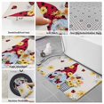 thumbnail image 6 of Beige Gnomes Daisy Bath Mat 3 Piece Bathroom Rug Set, Pastoral Country Garden Floral Non Slip Bath Rug Contour Mat and Toilet Lid Cover, Absorbent Shower Mats Soft Bath Rugs and Mats Sets, 6 of 8