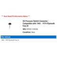 thumbnail image 2 of Oil Pressure Switch Connector - Compatible with 1965 - 1974 Plymouth Fury III 1966 1967 1968 1969 1970 1971 1972 1973, 2 of 2