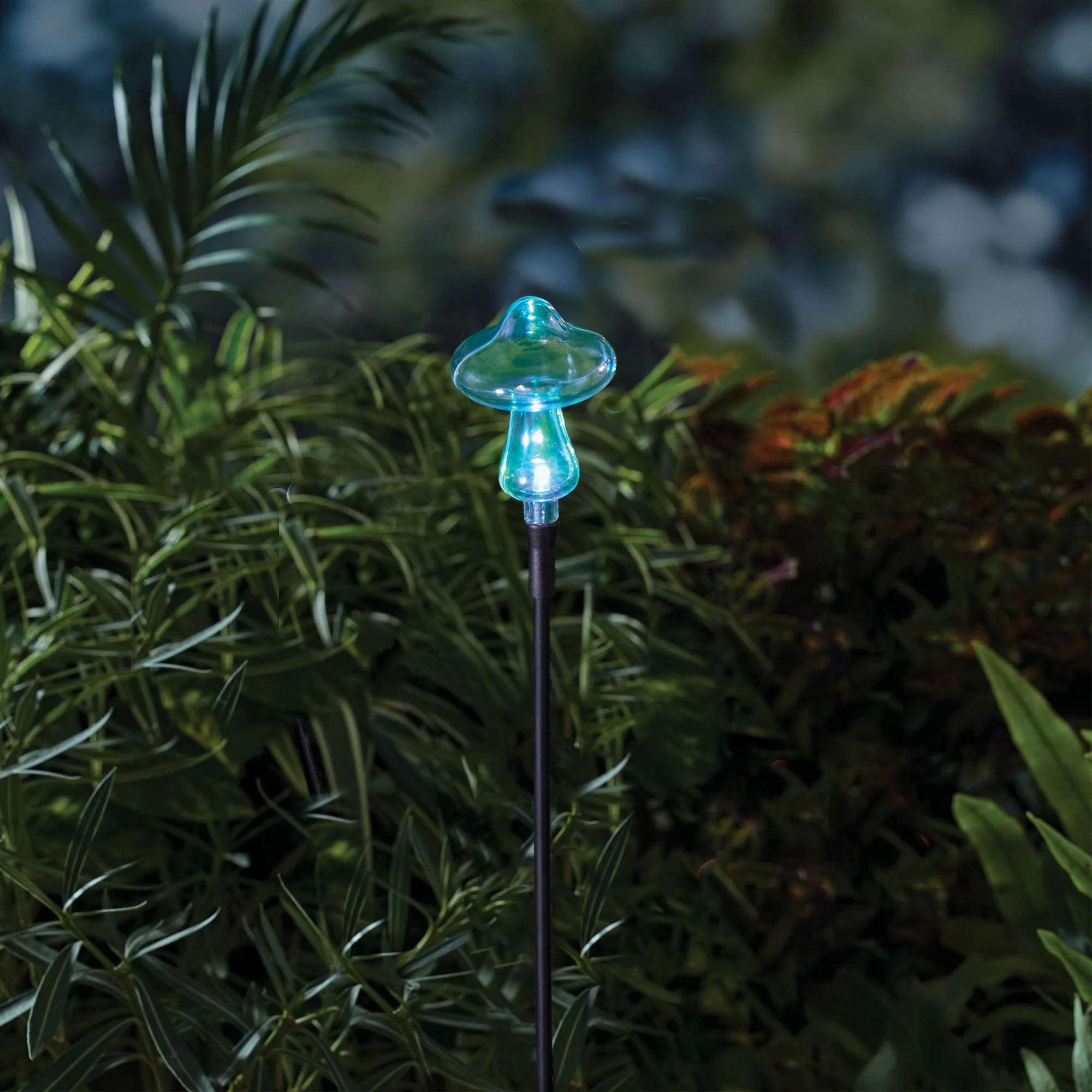 Mainstays Solar Powered Color Changing LED Mushroom Acrylic Stake Light