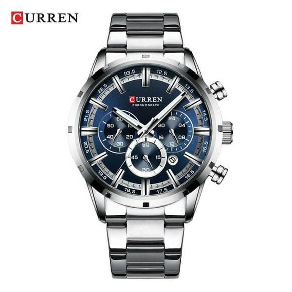 Reloj Curren KREC761903 plateado Hombre Cuarzo