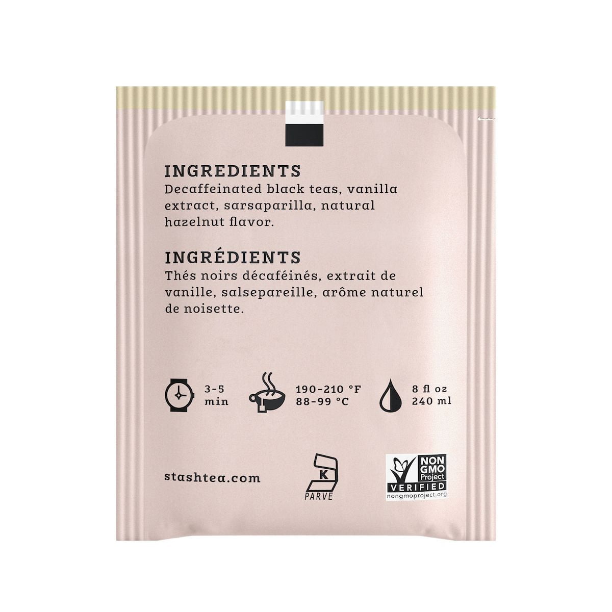 Thé Decaféiné Crémeux  à la vanille et noix