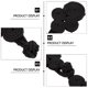thumbnail image 5 of GAXIRE 10Pares De Botones Cheongsam Negros Para Ropa Estilo Chino Con Duradero Y, 5 of 6