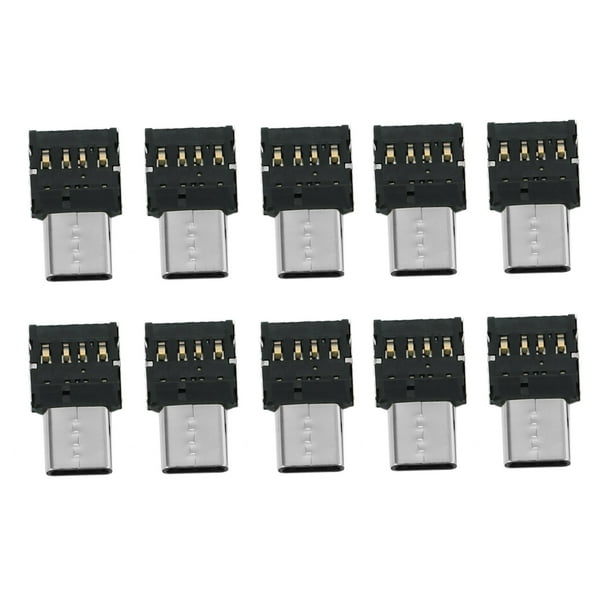 10 Piezas Ultra Mini Tipo-C USB-C A USB 2.0 Otg Adaptador para La Tableta del Teléfono Móvil & Cable USB & Flash Disk
