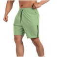 thumbnail image 1 of pstuiky Pantalones cortos para hombre, Pantalones cortos deportivos de verano para hombre, transpirables, de cinco puntos, para actividades al aire libre Pantalones cortos para correr para hombre, 1 of 5